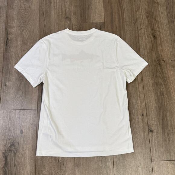 J.Crew Broken-In Classic Tee Men M White Bond Street Graphic Short Sleeve Cotton - Picture 3 of 5